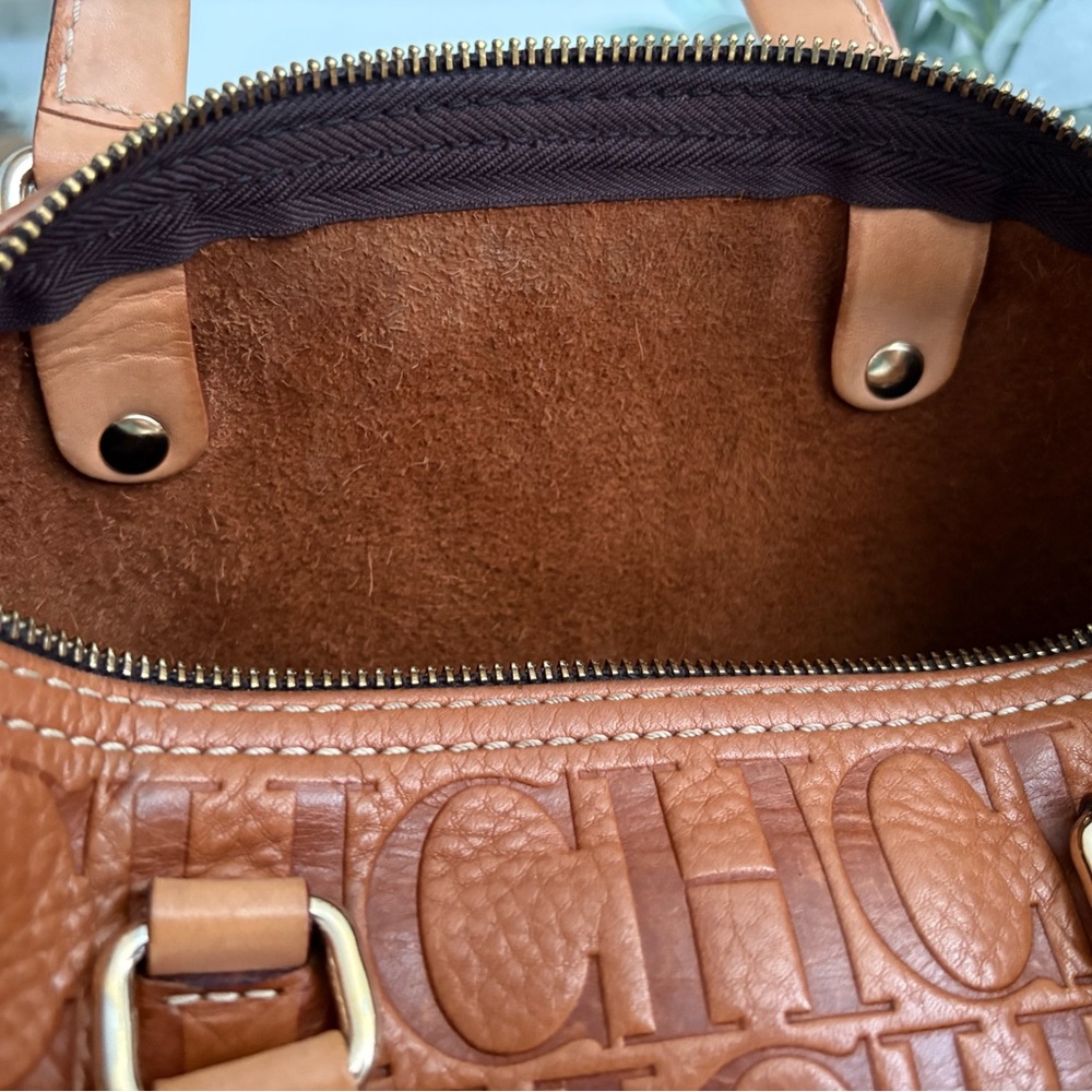Brown Designer Carolina  Herrera Handbag - Picture 4 of 10